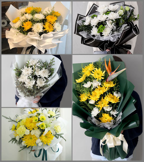 安徽宿州市砀山县薛楼板材加工园小神村白事花束代送